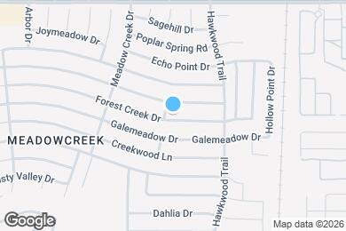 Map image of the property - 2552 Forest Creek Dr