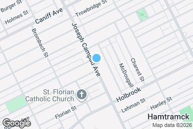 Map image of the property - 9644 Joseph Campau St