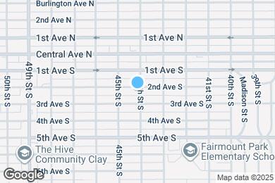 Map image of the property - 4400 2nd Ave S