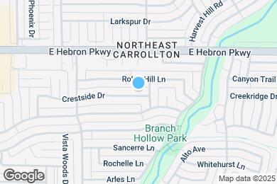 Map image of the property - 2031 Crestside Dr