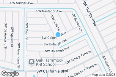 Map image of the property - 1080 SW Colorado Ave