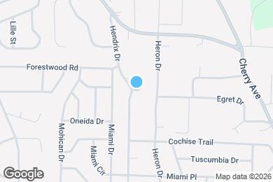 Map image of the property - 1451 Hendrix Dr