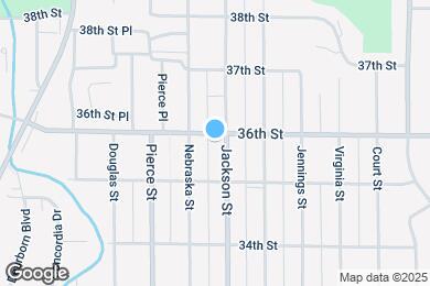 Map image of the property - 3531 Jackson St