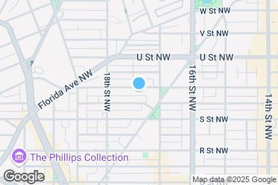 Map image of the property - 1734 T St NW