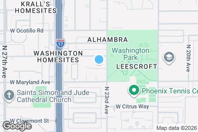 Map image of the property - 2322 W Sierra Vista Dr