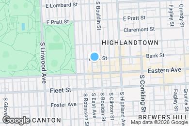 Map image of the property - 409 S East Ave