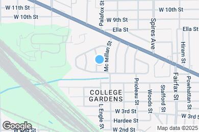 Map image of the property - 1617 Campus St