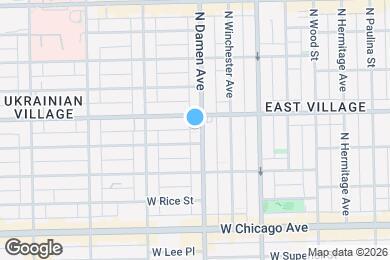 Map image of the property - 944 N Damen Ave
