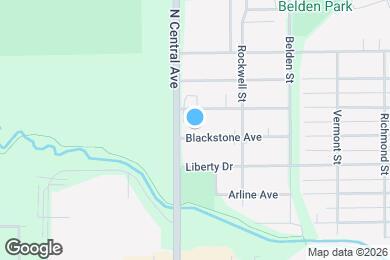 Map image of the property - 3707 Blackstone Ave