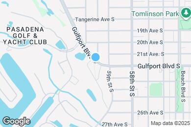 Map image of the property - 5916 Gulfport Blvd S