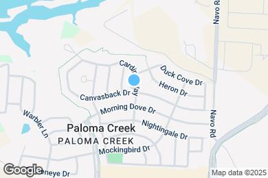 Map image of the property - 1525 Canvasback