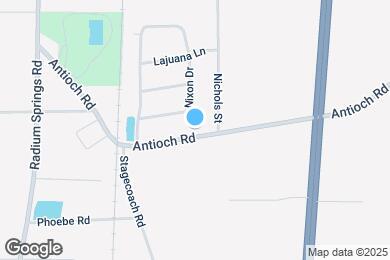 Map image of the property - 1215 Antioch Rd