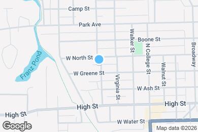 Map image of the property - 510 Lincoln St