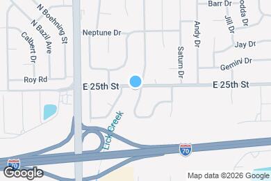 Map image of the property - 9191 E 25th St