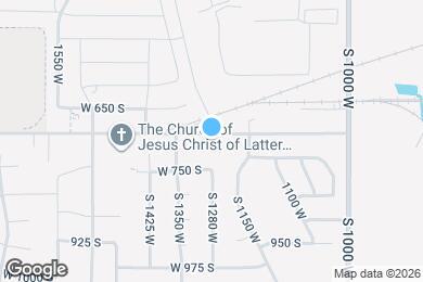 Map image of the property - 1275 W 700 S