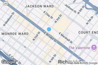 Map image of the property - 300 E Broad St