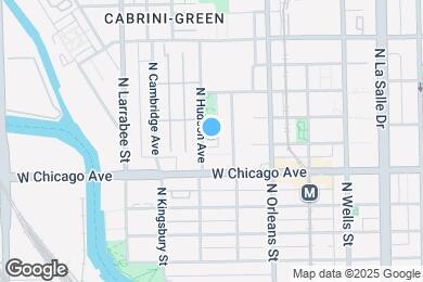 Map image of the property - 825 N Hudson Ave