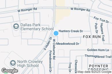 Map image of the property - 8720 Hunters Creek Dr