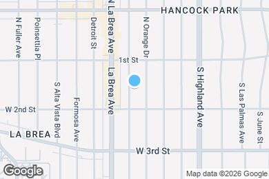 Map image of the property - 152 S Sycamore Ave