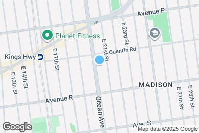 Map image of the property - 2197 Ocean Ave