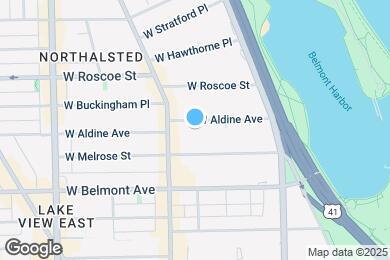 Map image of the property - 527 W Aldine Ave