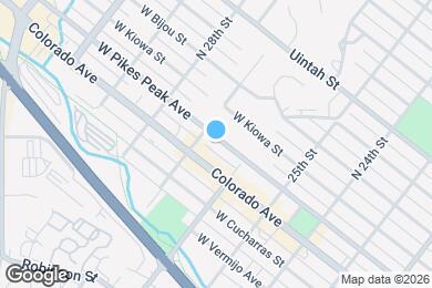 Map image of the property - 2631 W Pikes Peak Ave