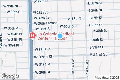 Map image of the property - 3415 W 2nd Ave