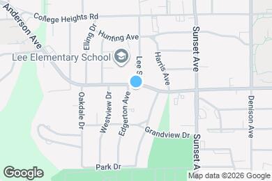 Map image of the property - 2017 Anderson Ave