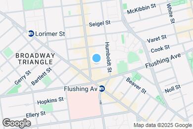 Map image of the property - Debevoise Street