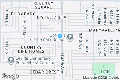 Map image of the property - 5632 N 35th Ave