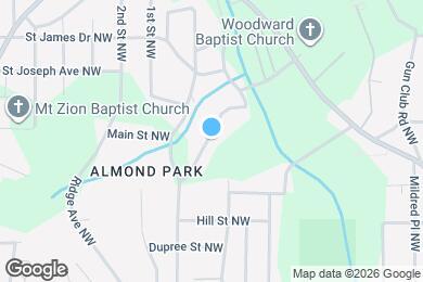 Map image of the property - 1021 Ada Ave NW