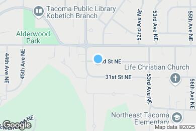 Map image of the property - 4912 32nd St NE
