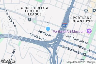 Map image of the property - 1535 SW Clay St