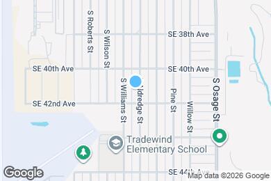 Map image of the property - 4012 S Aldredge St