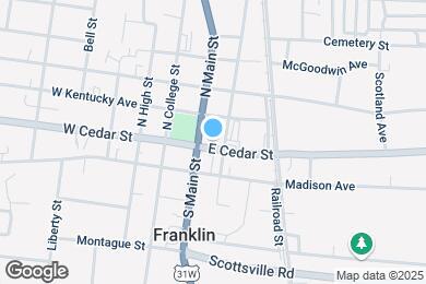 Map image of the property - 102 East Cedar St.