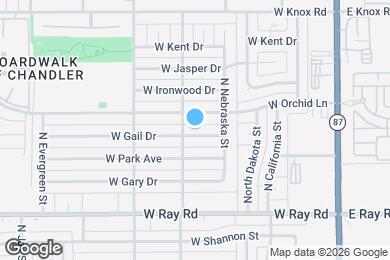 Map image of the property - 486 W Gail Dr