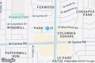 Map image of the property - 7572 W Charter Oak Rd