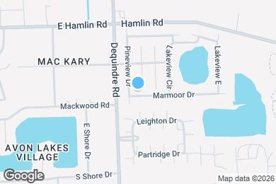 Map image of the property - 2005 Marmoor Dr