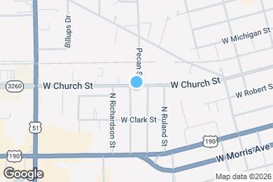 Map image of the property - 1407 W Church St