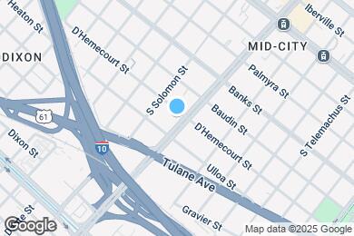 Map image of the property - 4223 S Carrollton Ave
