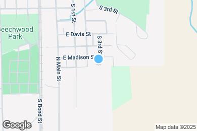 Map image of the property - 880 S 3rd St