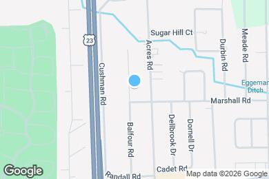 Map image of the property - 5822 Balfour Rd