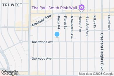 Map image of the property - 515 N Kings Rd