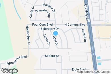 Map image of the property - 218 Aster Dr