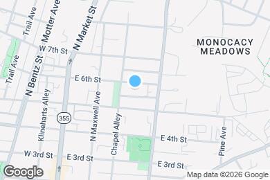 Map image of the property - 222 E 6th St