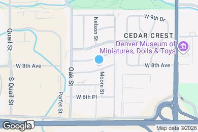 Map image of the property - 10521 W 7th Pl