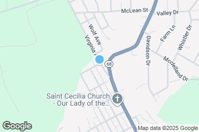 Map image of the property - 718 Virginia Ave