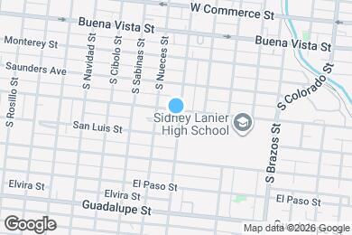 Map image of the property - 509 S Trinity St