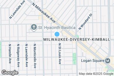 Map image of the property - 3508 W Diversey Ave