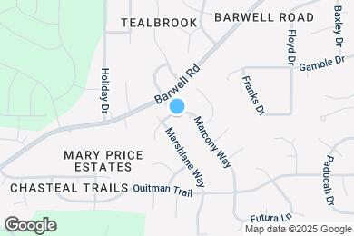 Map image of the property - 3100 Marcony Way